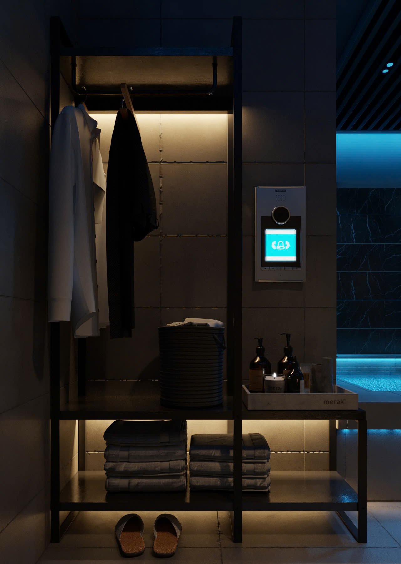 Bassin d'une salle de flottaison Twilight