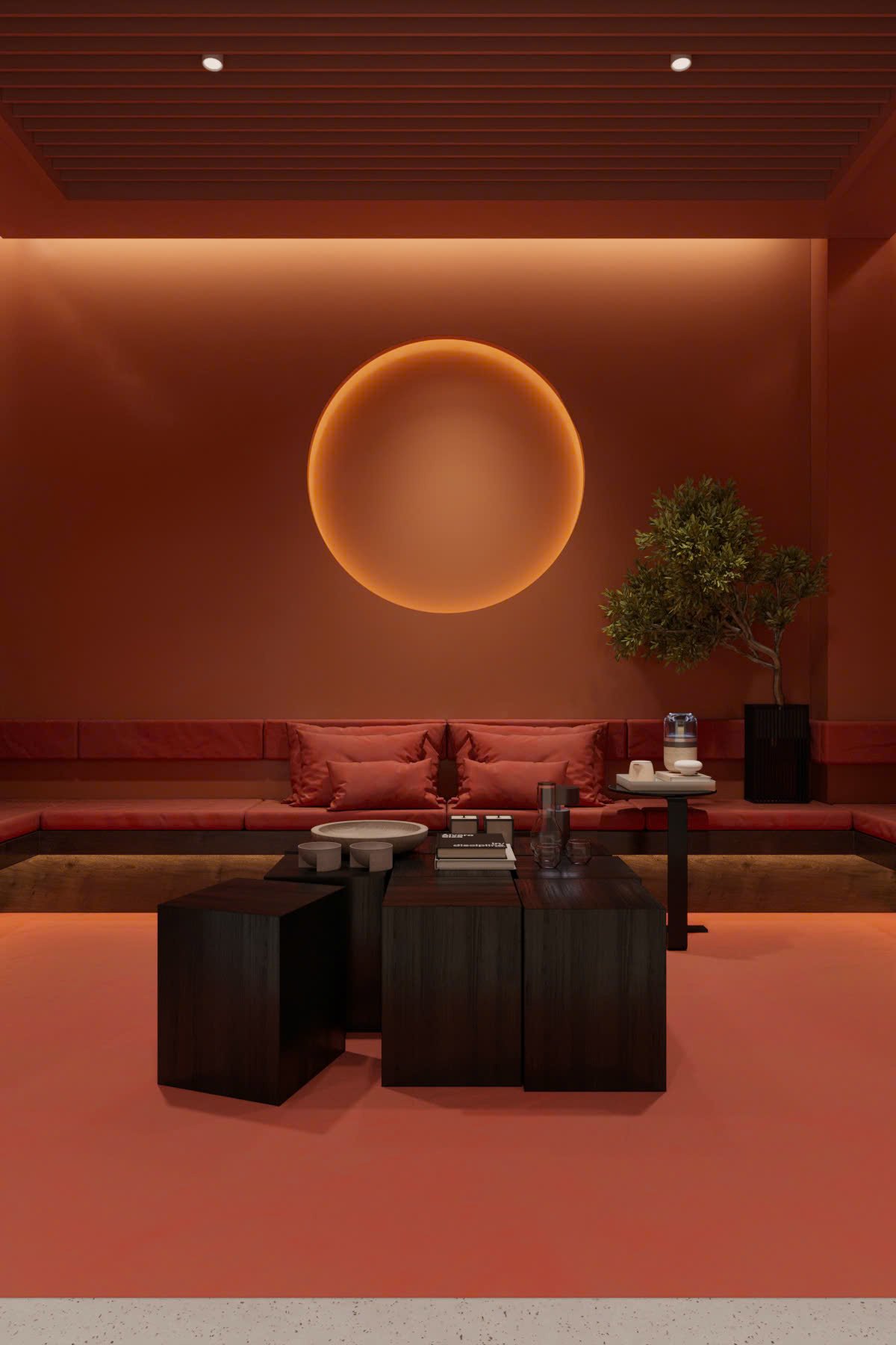 Intérieur du Salon Solaris